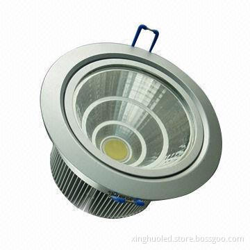 High-CRI COB LED downlight, 15W, Epistar, 80-90lm/W, 2,700-7,000K available, 3 years of warranty